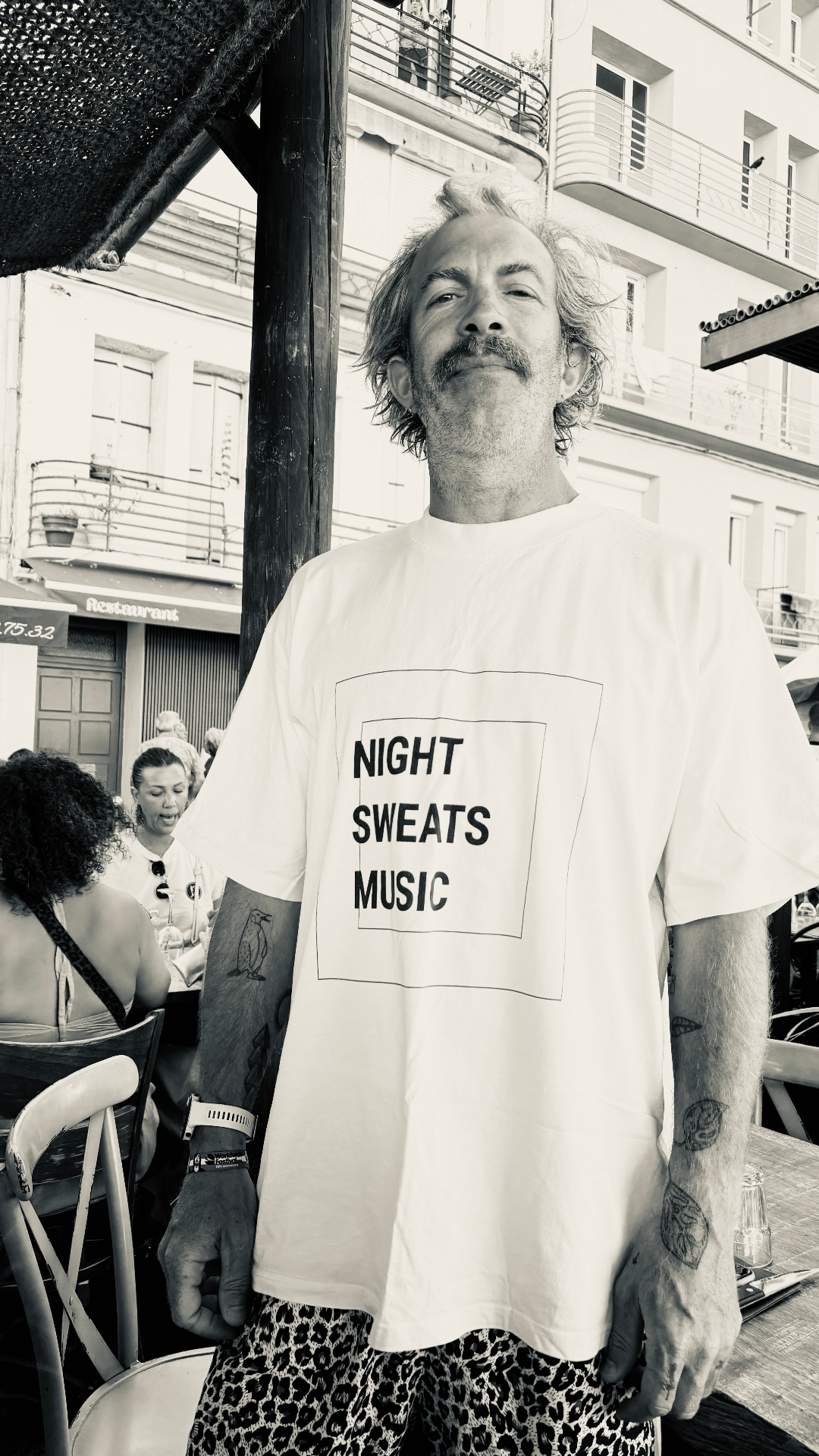 NSM OG Oversized Tees — NSM OG Oversized Tees · Create (2 of 4). A small-run clothing drop for Night Sweats Music — turning the NSM identity into something people can wear, share and feel part of.